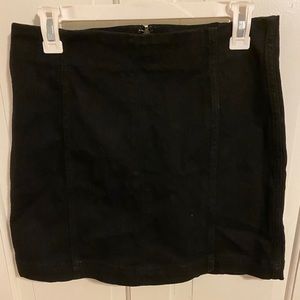 Black pencil skirt